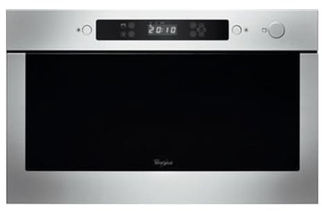 Whirlpool AMW 423/IX Integrado 22L 750W Negro, Acero inoxidable - Microondas (Integrado, 22 L, 750 W, Botones, Negro, Acero inoxidable, Electrónico)