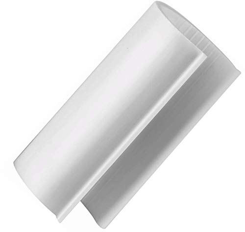 HD White Snap Clamp 1-1/2 Inch X 4 Inches Wide for 1-1/2 Inch PVC Pipe 10 Per Bag