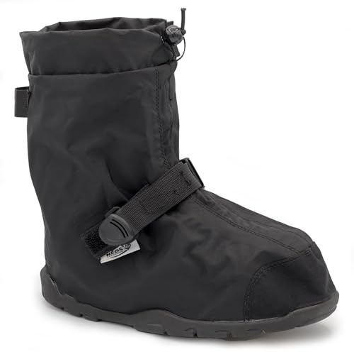 NEOS 10 Villager Mid All-Season Nylon Overboots, Black, Size Medium, Wind Resistant and Waterproof Boot Covers, Lightweight, Comfortable Fit, No-Slip Superlight Outsole