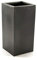 Elegant Einrichten Pflanzkübel Fiberglas säule 30x30x90cm anthrazit metallic