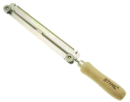 Stihl Original 5605 750 4328 Feilenhalter, 4,8 mm, 3/16 Zoll, komplett mit Feile zum Schärfen von 0,8 cm Kette