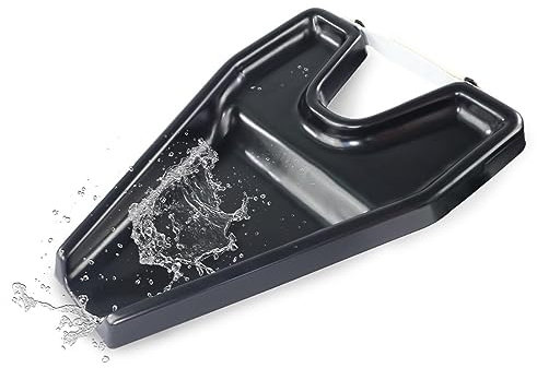 Mobiclinic®, Mobiles haarwaschbecken für Rollstuhl, Menschen mit eingeschränkter mobilität, Europäische Marke, Klettverschluss am Hals, Duschhilfe, Badehilfe, Waschhilfe, Plastik, Schwarz