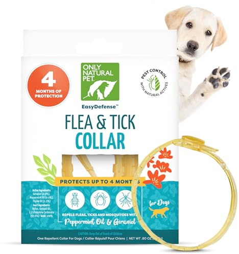 Only Natural Pet EasyDefense Flea & Tick Dog Collar - Canine Flea Control