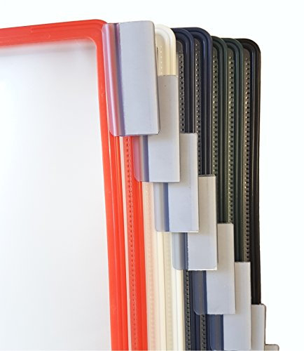 OfficeForce® Sichtreiter mit beschriftbaren Einsteckschildchen 10 Stück, transparent (01122)