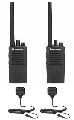 Motorola Solutions RMV2080 2-Pack with Speaker Mics Two-Way Radio Analog 8 Channels VHF 150.8-162