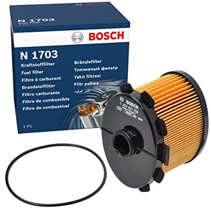 Bosch N4440 Filtre à Carburant Diesel - Sépare les Particules du Carburant - Protège le Système d'Injection