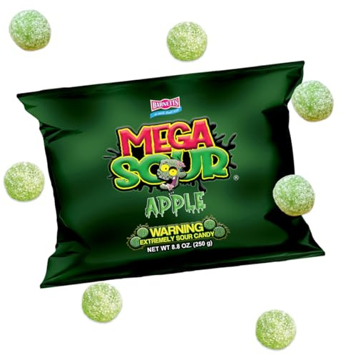 Mega Sour Apple Bombs (Extrèmement acide) 250 g (1/4 kilo)
