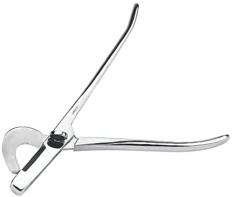Kerbl 2210 Zange Gebogen für Kastrationszange, Größe 19cm, 72 Stück