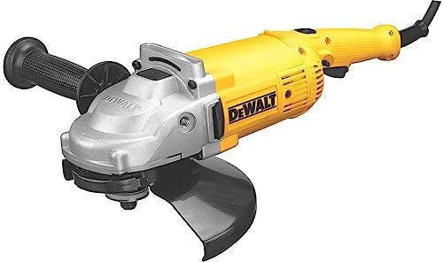 DEWALT Angle Grinder, 9-Inch, 6,500 RPM, 4.0-HP (DWE4519), Yellow