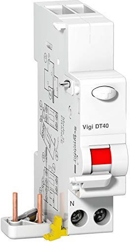 BLOC DIFFÉRENTIEL SCHNEIDER A9N21450 VIGI DT40 1P+N 25A 30MA TYPE AC 230VCA