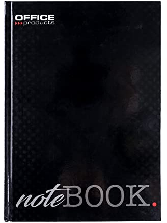 OFFICE PRODUCTS Notizbuch A5 Kariert Hardcover / 192 Seiten - 96 Blatt/Notizblöcke Notebook Journal Tagebuch Schreibblock Schulheft