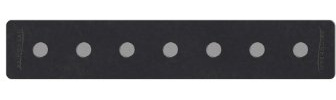 Epicurean Schneideflächen, 35,6 cm, rechteckig, mit Löchern, Messerleiste, Schiefer