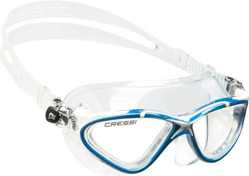 Cressi Planet Goggles SIL Clear/Frame Blue White