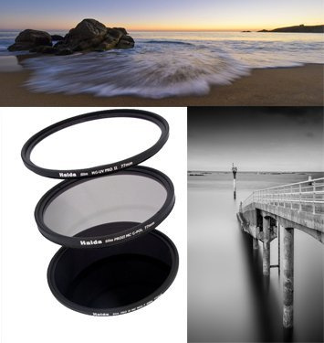 Haida Profi Set - Slim PRO II UV MC - Slim PRO II MC CPL - Slim PRO II MC ND 3.0 (1000x) MC - 67mm Filterdurchmesser - Inkl. Metall Filtercontainer