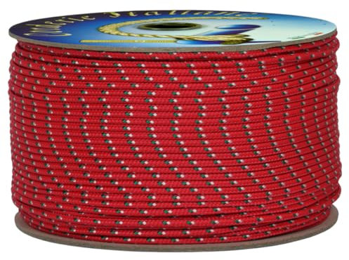 Corderie Italiane 006038504 Cordino Colorato Hobby Fantasy, Rosso, 3 mm, 40 mt