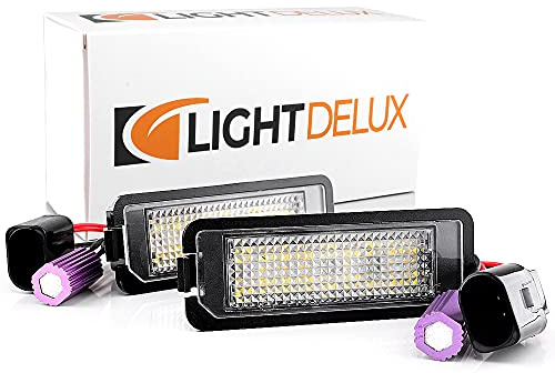 Iluminación LED de matrícula, Seat Altea, Exeo, Ibiza, Leon, Toledo, Módulo con Autorización