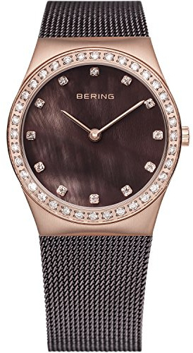 BERING Damen Uhr Quarz Movement - Classic Collection mit Edelstahl und Saphirglas 12430-XXX Armbandsuhren