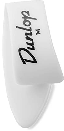 Jim Dunlop 9002P Thumb Pick Medium Player Pack - White