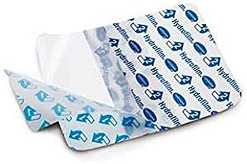 Hydrofilm, Apósito Autoadhesivo; Impermeable; Resistente al Agua; Protección a la Penetración Bacteriana; Adhesivo Hipoalergénico; Retirada sin Dolor; No deja Residuos; 10 Apósitos; 6 x 7 cm