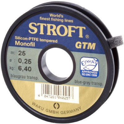 STROFT GTM monofil 50m-Spule, 0,16mm, 3,00kg Blue-Grey transp.