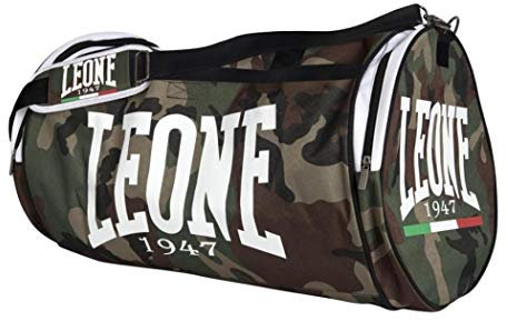 LEONE 1947, Camouflage Borsone Sportivo, Verde Mimetico, Taglia Unica, AC906