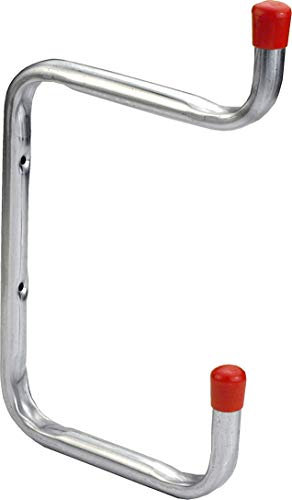 Connex DY222019 Doppelwandhaken, verzinkt, 250 x 195 x 90 mm, Grau, 1 Stück