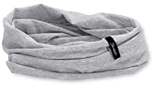 Sterntaler OCS Multifunktionstuch Melange – Unisex Tuch aus Bio-Melange-Singlejersey – vielseitig tragbar als Mütze, Halstuch, Haarband & mehr – grau melange, Gr. 1