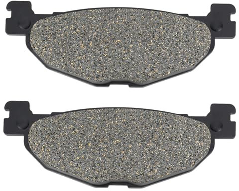 AHL-1 Par Motocicleta Pastillas de freno Traseras paraXP 500 T-Max (5VU1/2/4BS) 2004-2007/XP 500 T-Max Non ABS Models 2008-2011 /XP 500 T-Max (ABS Models) 2008-2011(Semi metal)