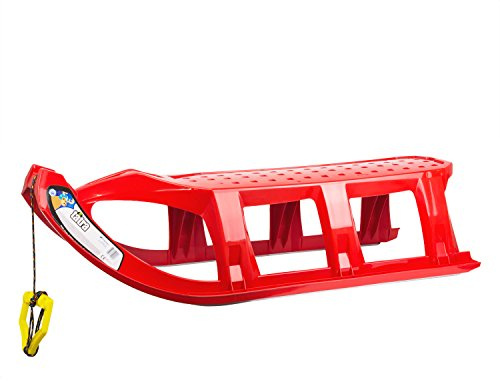 Hoher Schlitten mit Stahlgleitern und Seil Modell Tatra