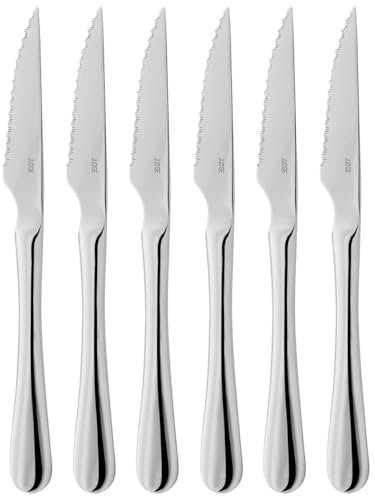 Judge Windsor 6 Piece 18/0 Stainless Steel Steak Knife Set for 6 People in Gift Box