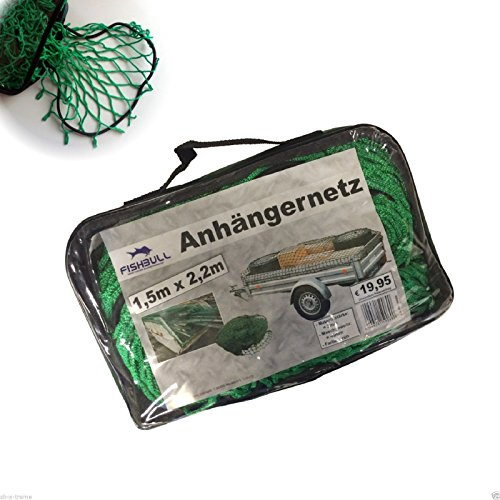 Anhängernetz 1,5 x 2,2 m Transportnetz Ladungssicherungsnetz