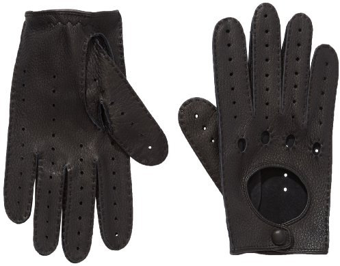 Roeckl Unisex Classic Driver Deer Hirsch-Nappaleder Handschuhe, Schwarz (Black 000), 7.5