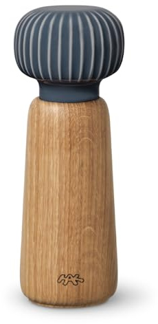 Kähler Mühle H18 cm Hammershøi handlich dänisches Design Gewürzmühle, anthrazit grau