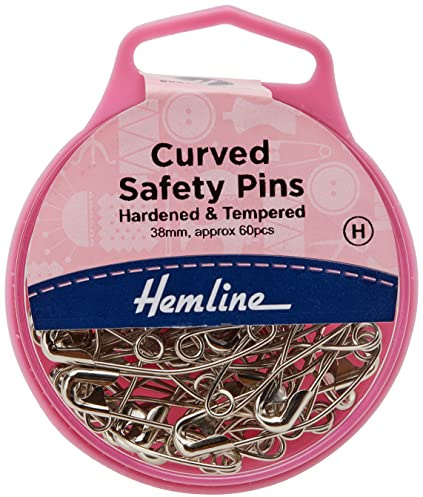 Hemline Curved Safety Pins