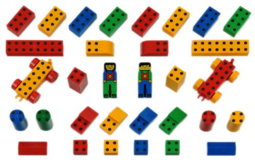 Theo Klein 650 Manetico Kindergarten Set mit 38 Teilen, Magnetsteinen, ab 1 Jahr, Spielzeug, Mehrfarbig, 32 Pièces