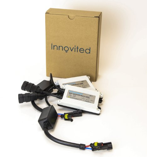 Innovited 2pcs 55w Ac HID Slim Digital Ballast for H1 H3 H4 H7 H10 H11 9005 9006 D2r D2s Universal Fit