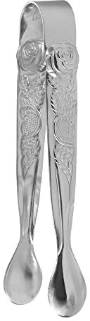 GRÄWE Zuckerzange Rosendekor
