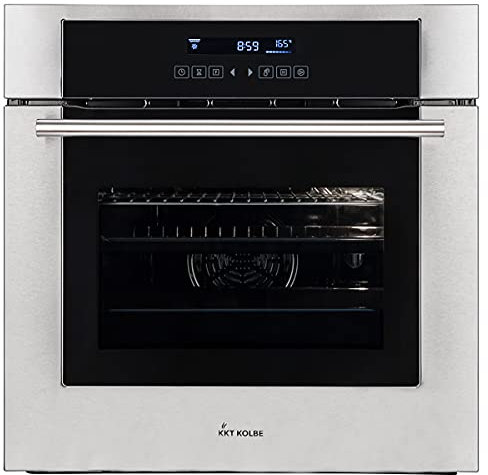 KKT KOLBE Einbaubackofen 60cm | 70L | 3,3kW | Grill | Heißluft | Teleskopauszüge | Automatik-Timer | 2-fach Wärmeschutzverglasung | Kindersicherung | EB8015ED