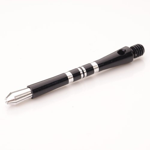 HARROWS COLETTE ALLOY DART STEMS SHAFTS MEDIUM BLACK [Misc.]