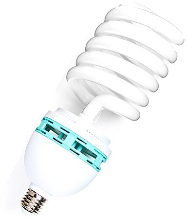 Fotga 125W 230V E27 5500K Risparmio Energetico CFL Photo Studio Video Fotografia Lampada A Luce Diurna