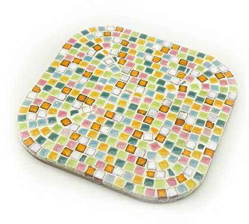 ALEA Mosaic Mosaik untersätze, 2 Stück Mix 6 farben