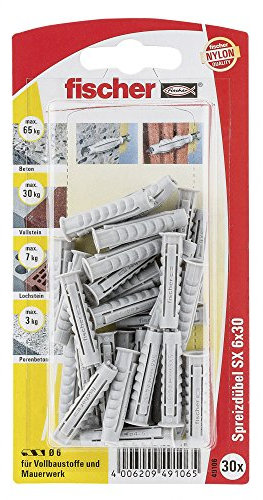 Fischer Spreizdübel SX 6 x 30 K SB-Karte, 049106