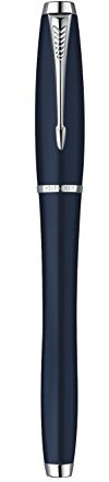 Parker S0850460 Tintenroller Urban Night Sky blau C.C, Strichbreite F, schreibfarbe schwarz