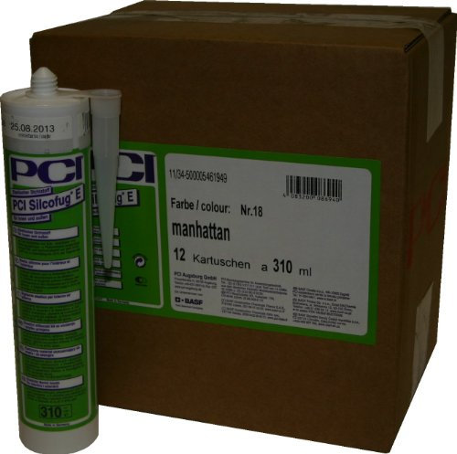 PCI Silcofug E Manhattan Nr.18 im Karton mit 12 Kartuschen a 310 ml