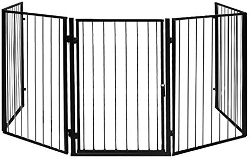 2961 Kaminschutzgitter mit Metalltür