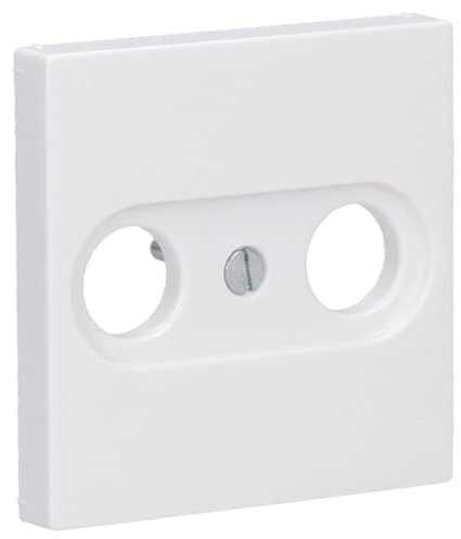 Jung simple Cache Prise TV, radio blanc-alpin A561PLTVWW