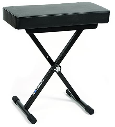 Quick Lok BX/8 Klavierhocker mit extra dickem Vinylpolster