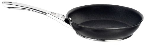 Circulon Infinite non-stick stekpanna 30 cm – induktionsstekpanna med handtag i rostfritt stål, ugns- och diskmaskinssäker stekpanna, hållbar köksredskap, svart
