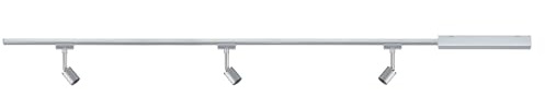 Paulmann 954.63 URail Set Pure II max 3x10W GU10 Chrom matt/Chrom 230V 1m Schienensystem Schienenleuchte Deckenbeleuchtung Systembeleuchtung 95463