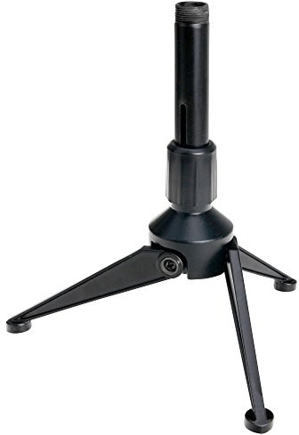 Pronomic MST-20 Tisch-Mikrofonständer (5/8, ideal für Poadcasting, geeignet für Großmembranmikrofone mit Spinne) schwarz